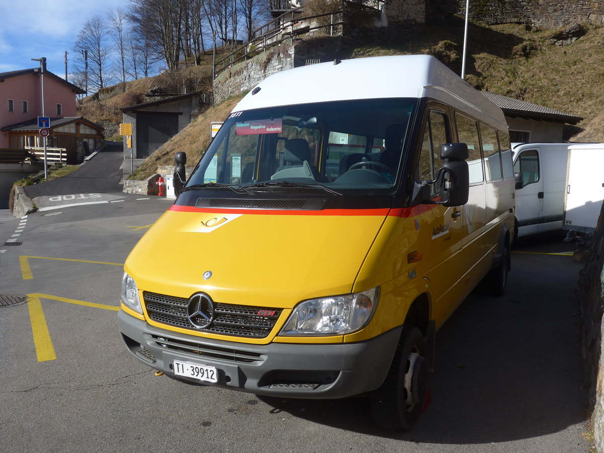 (214'716) - Domenighetti, Indemini - TI 39'912 - Mercedes (ex Schnider, Schpfheim) am 21. Februar 2020 in Indemini, Paese