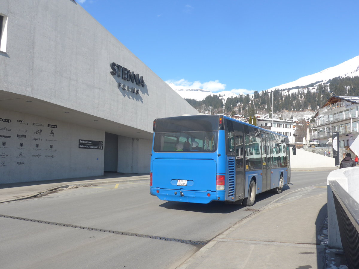 (214'961) - Stuppan, Flims - GR 52'280 - Neoplan (ex Demarmels, Salouf; ex Ming, Sils-Maria) am 1. Mrz 2020 in Flims, Bergbahnen