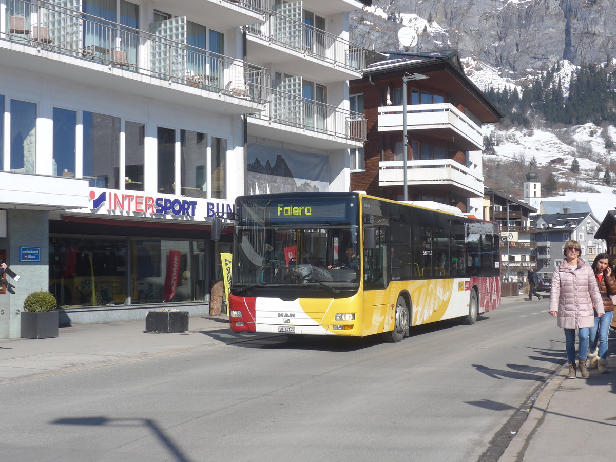 (214'985) - Stuppan, Flims - GR 64'143 - MAN am 1. Mrz 2020 in Flims, Bergbahnen