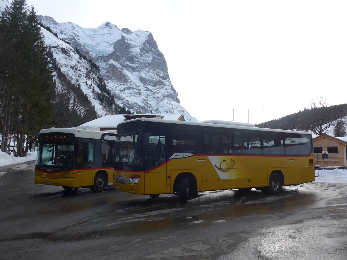 (215'092) - PostAuto Bern - BE 401'263 - Setra (ex AVG Meiringen Nr. 63) am 8. Mrz 2020 auf der Schwarzwaldalp