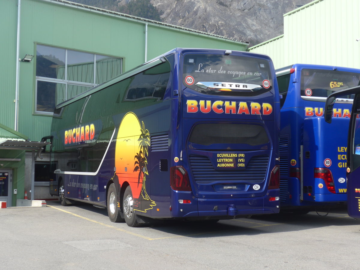 (215'314) - Buchard, Leytron - Nr. 52 - Setra am 20. Mrz 2020 in Leytron, Garage