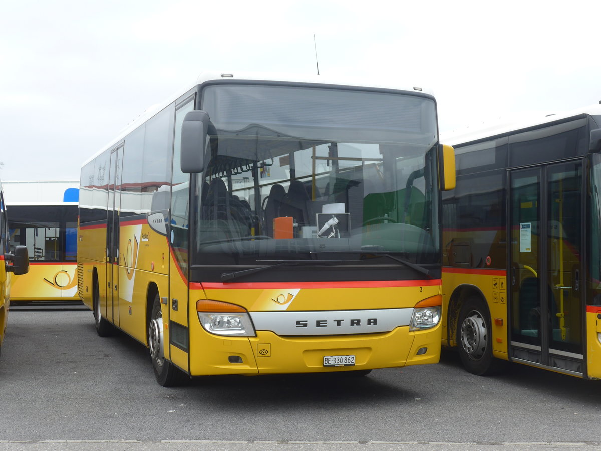 (215'437) - Kbli, Gstaad - Nr. 3/BE 330'862 - Setra am 22. Mrz 2020 in Kerzers, Interbus