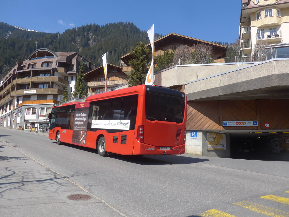 (215'549) - AFA Adelboden - Nr. 97/BE 823'927 - Mercedes am 25. Mrz 2020 in Adelboden, Landstrasse