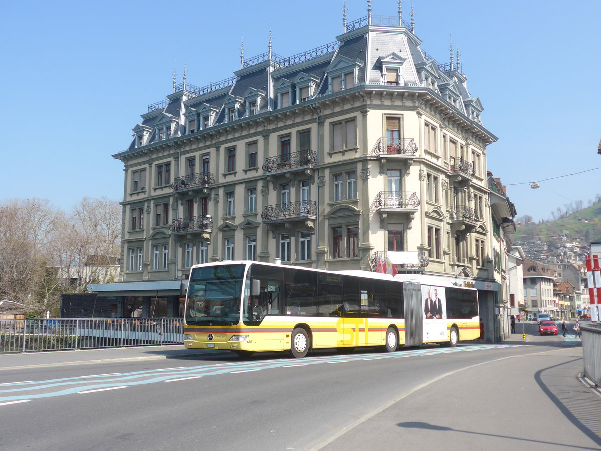 (215'651) - STI Thun - Nr. 135/BE 801'135 - Mercedes am 28. Mrz 2020 in Thun, Allmendbrcke