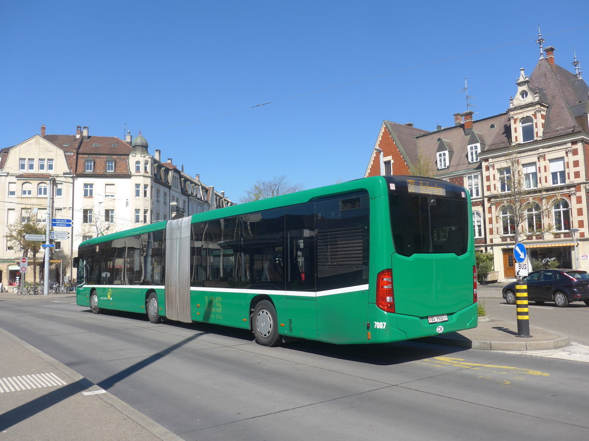 (215'740) - BVB Basel - Nr. 7007/BS 99'307 - Mercedes am 31. Mrz 2020 in Basel, Wettsteinplatz