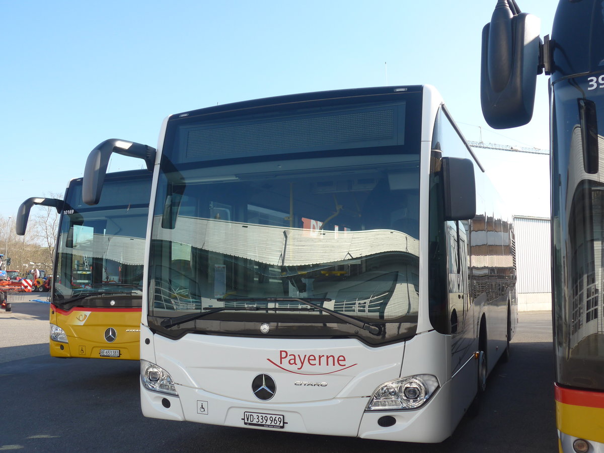 (215'846) - CarPostal Ouest - VD 339'969 - Mercedes am 4. April 2020 in Kerzers, Interbus