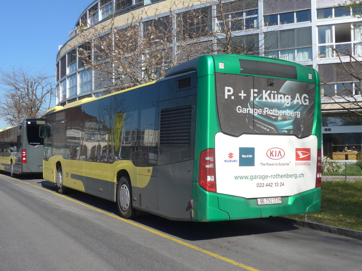 (215'896) - STI Thun - Nr. 177/BE 752'177 - Mercedes am 6. April 2020 bei der Schifflndte Thun