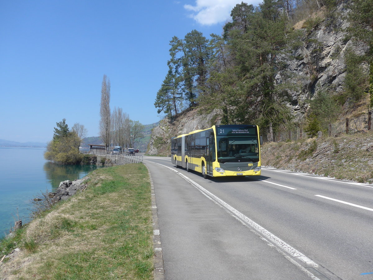 (215'949) - STI Thun - Nr. 184/BE 804'184 - Mercedes am 8. April 2020 in Merligen, Beatenbucht