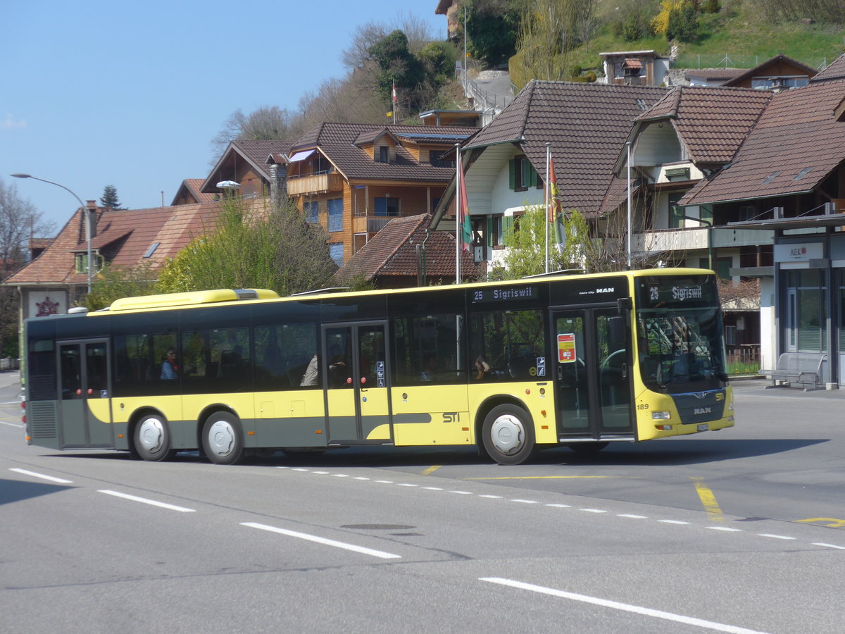 (215'952) - STI Thun - Nr. 189/BE 804'189 - MAN am 8. April 2020 in Gunten, Dorf