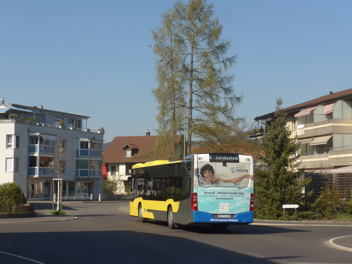 (215'984) - STI Thun - Nr. 408/BE 836'408 - Mercedes am 10. April 2020 in Thun-Lerchenfeld, Waldeck