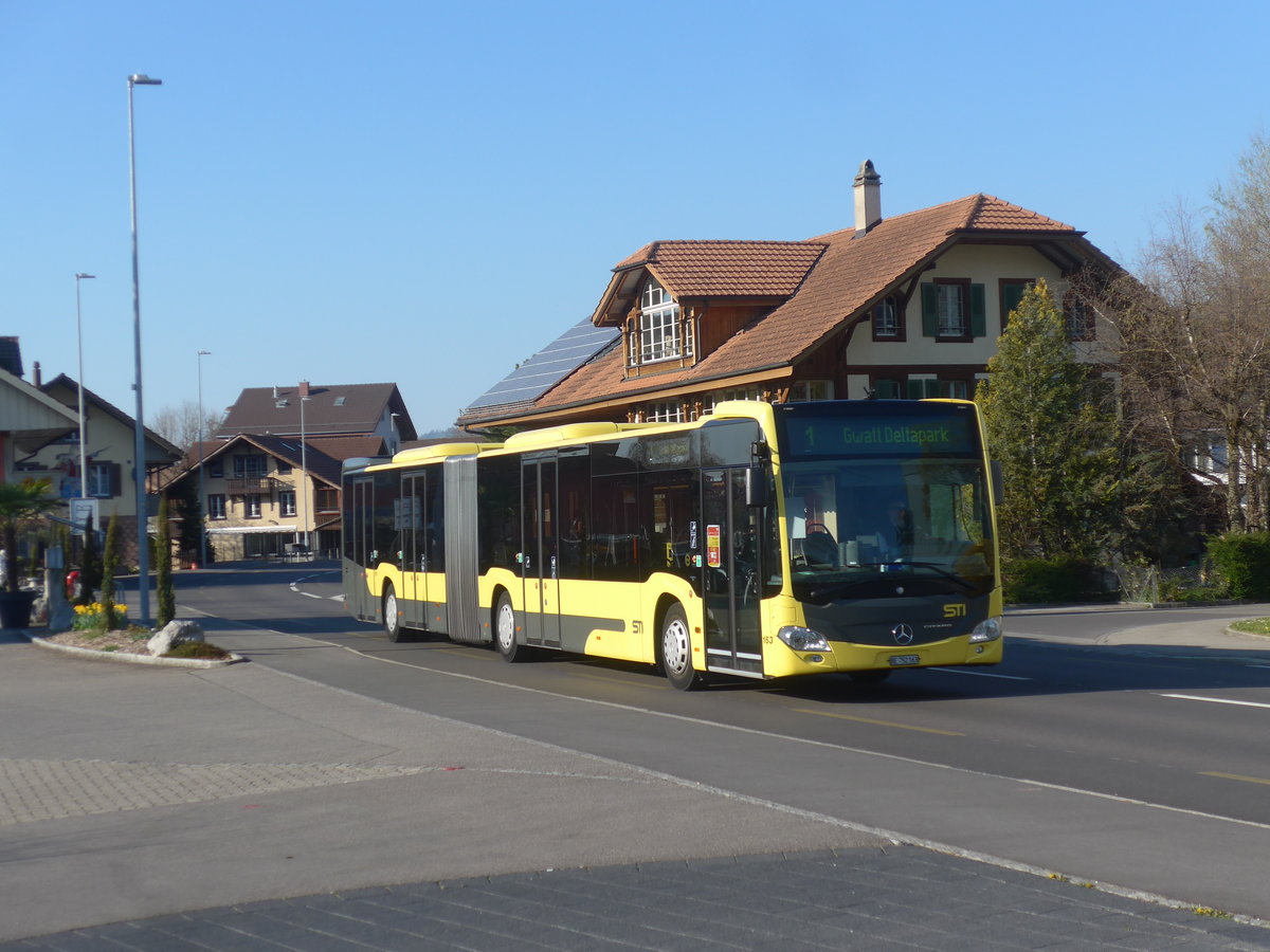 (215'992) - STI Thun - Nr. 163/BE 752'163 - Mercedes am 10. April 2020 in Gwatt, Moos