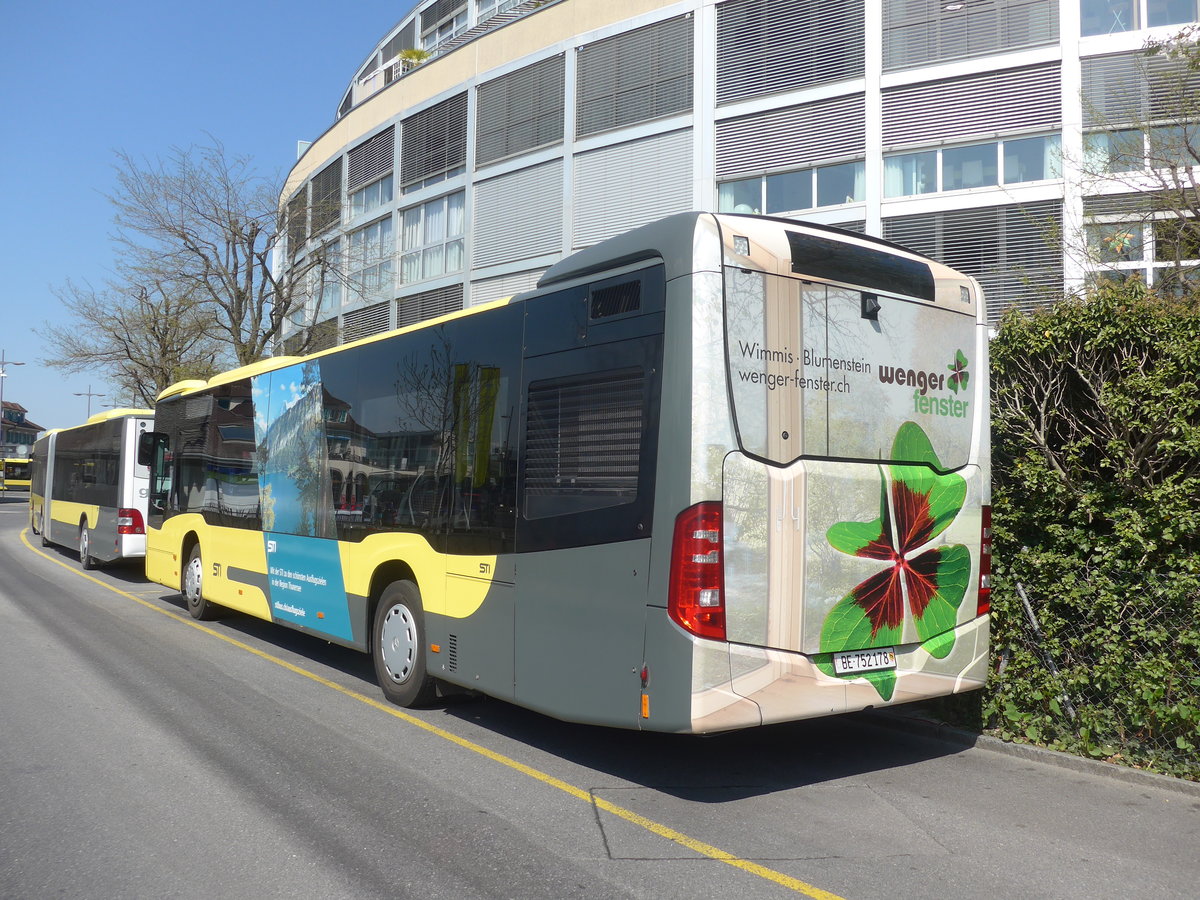 (216'039) - STI Thun - Nr. 178/BE 752'178 - Mercedes am 13. April 2020 bei der Schifflndte Thun