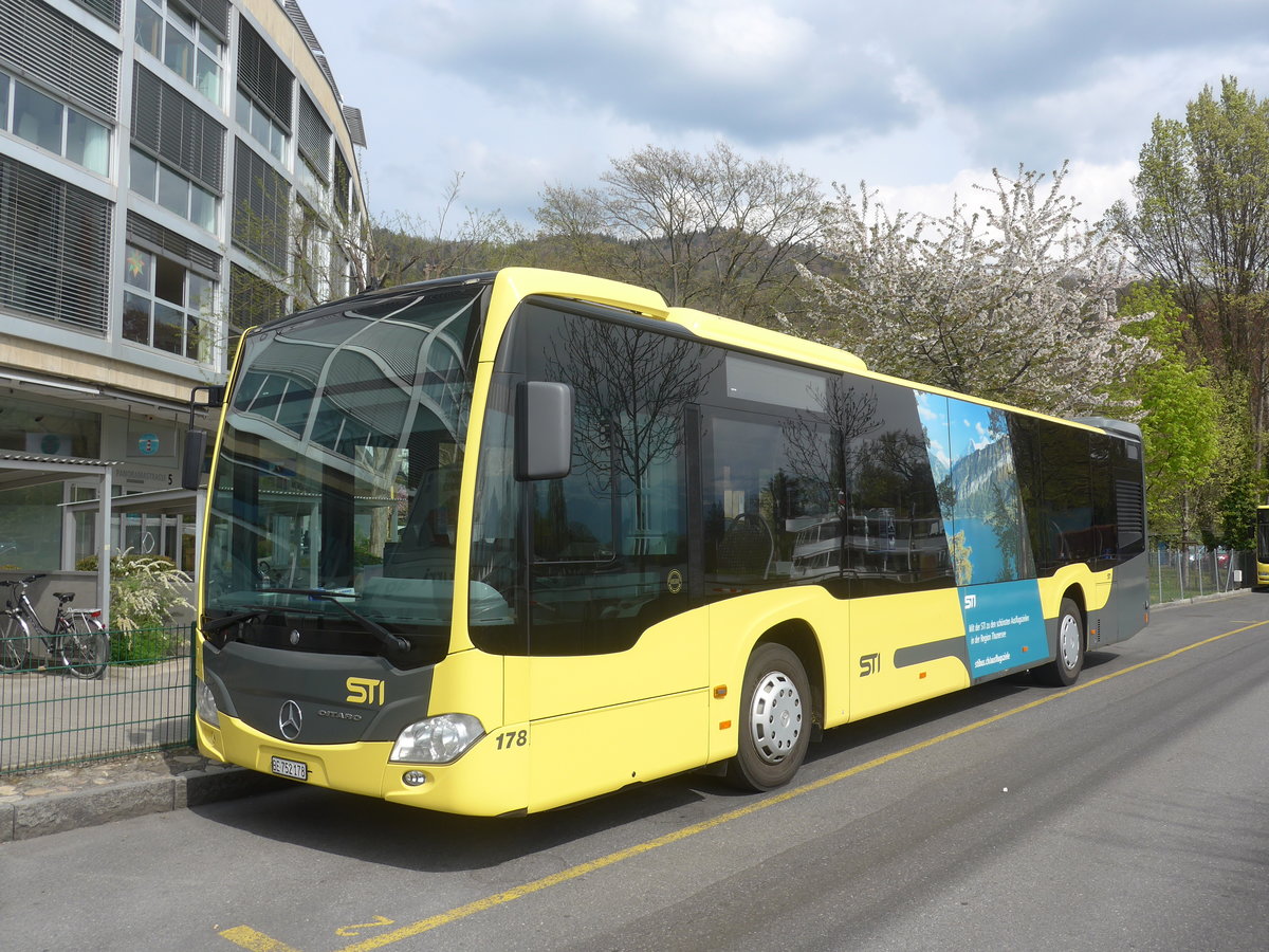 (216'044) - STI Thun - Nr. 178/BE 752'178 - Mercedes am 13. April 2020 bei der Schifflndte Thun