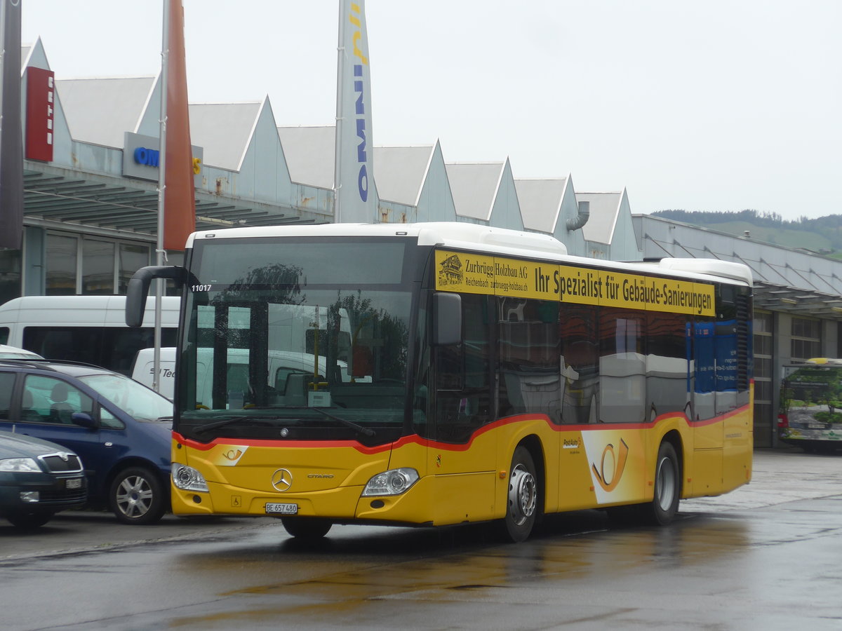 (216'594) - PostAuto Bern - BE 657'480 - Mercedes am 30. April 2020 in Thun, Garage STI