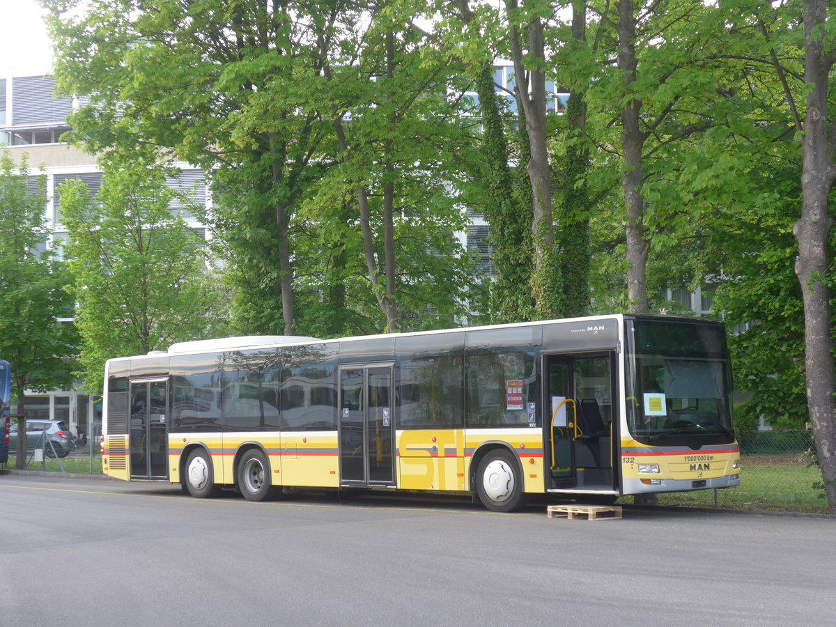 (216'789) - STI Thun - Nr. 132 - MAN am 8. Mai 2020 bei der Schifflndte Thun