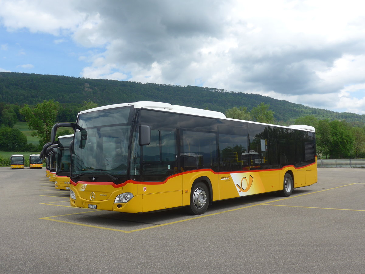 (216'937) - CarPostal Ouest - JU 52'431 - Mercedes am 10. Mai 2020 in Develier, Parkplatz