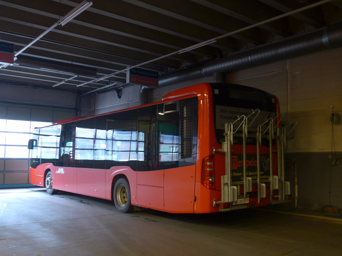 (217'034) - AFA Adelboden - Nr. 93/BE 26'705 - Mercedes am 16. Mai 2020 in Adelboden, Busstation