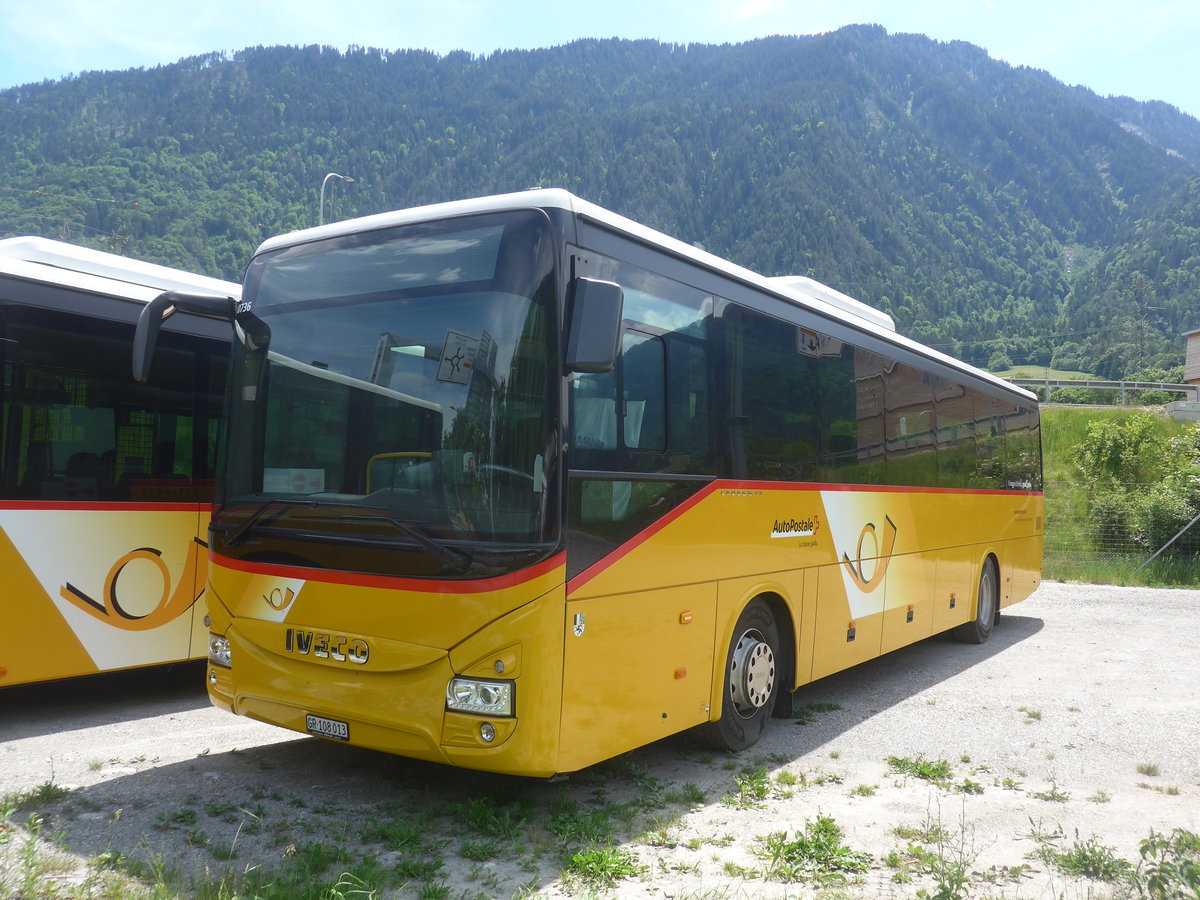 (217'228) - TpM, Mesocco - Nr. 13/GR 108'013 - Iveco am 23. Mai 2020 in Chur, Sommeraustrasse