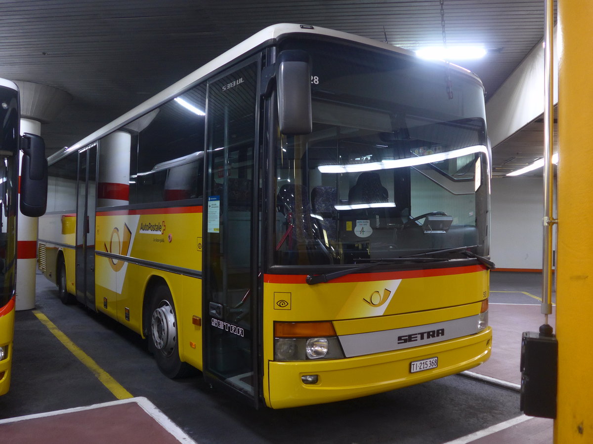 (217'304) - AutoPostale Ticino - Nr. 513/TI 215'368 - Setra (ex Nr. 530; ex Schera, Muggio) am 24. Mai 2020 in Lugano, Postautostation