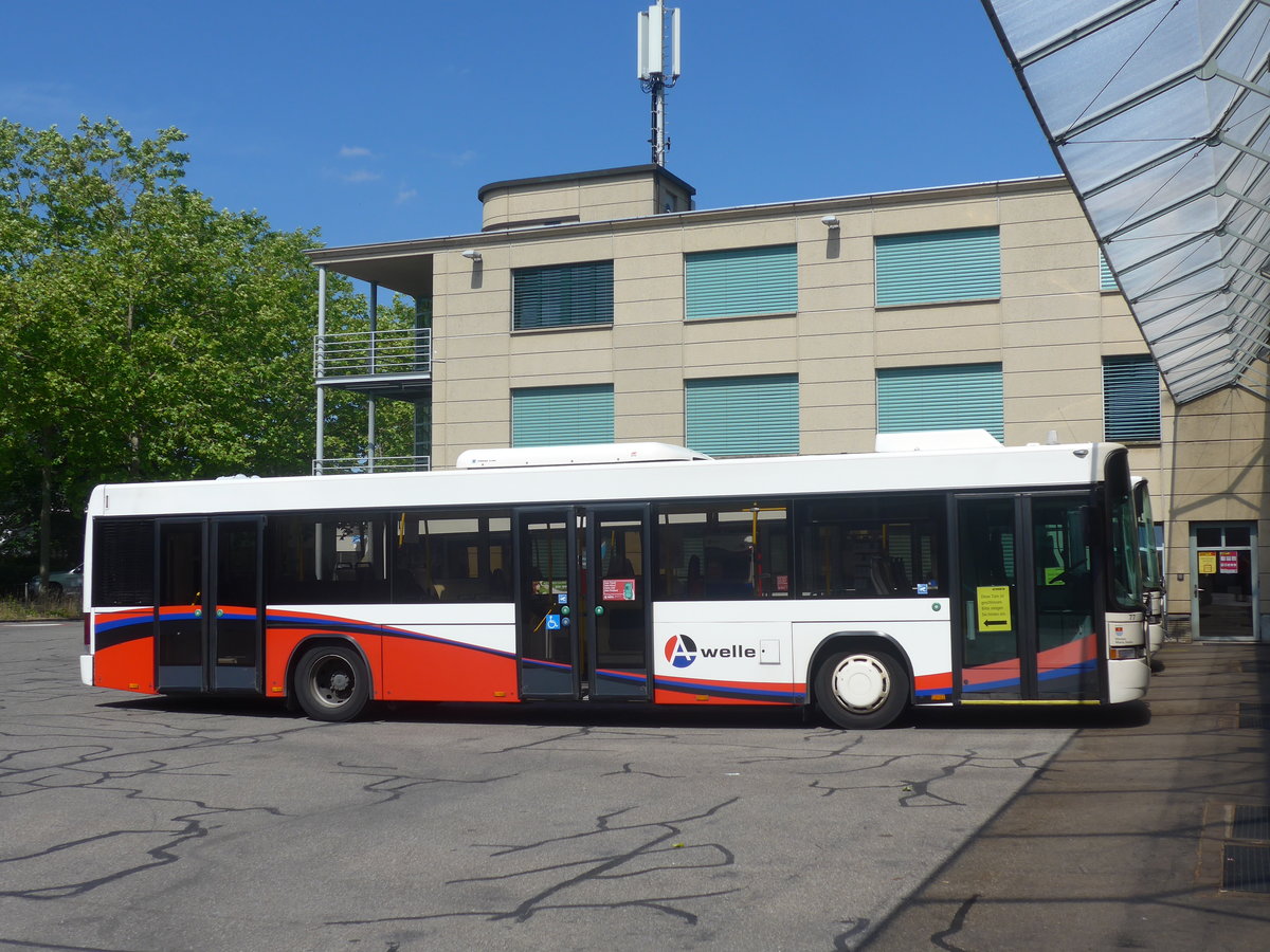 (217'380) - RVBW Wettingen - Nr. 77/AG 5891 - Scania/Hess am 30. Mai 2020 in Wettingen, Garage