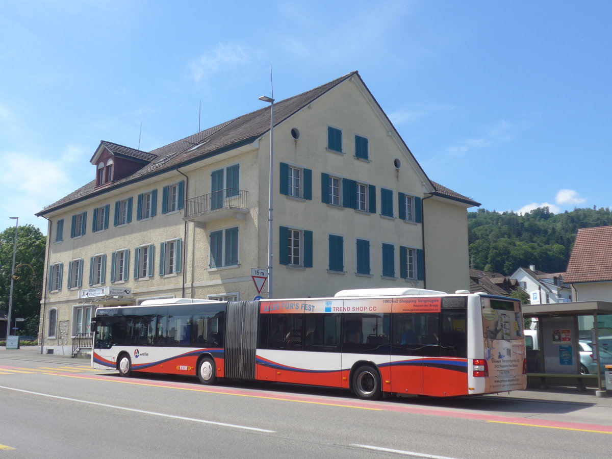 (217'396) - RVBW Wettingen - Nr. 169/AG 19'315 - MAN am 30. Mai 2020 in Neuenhof, Posthorn