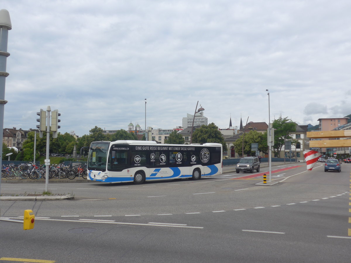 (217'688) - BOGG Wangen b.O. - Nr. 107/SO 21'987 - Mercedes am 8. Juni 2020 in Olten, Bahnhofbrcke