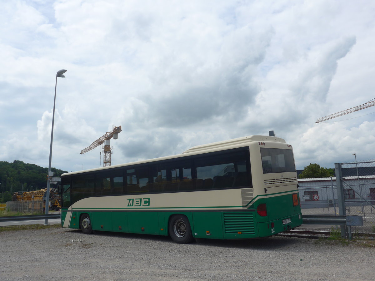 (217'857) - MBC Morges - Nr. 22/VD 545'791 - Mercedes (ex RTB Altsttten Nr. 90) am 13. Juni 2020 in Daillens, Planzer