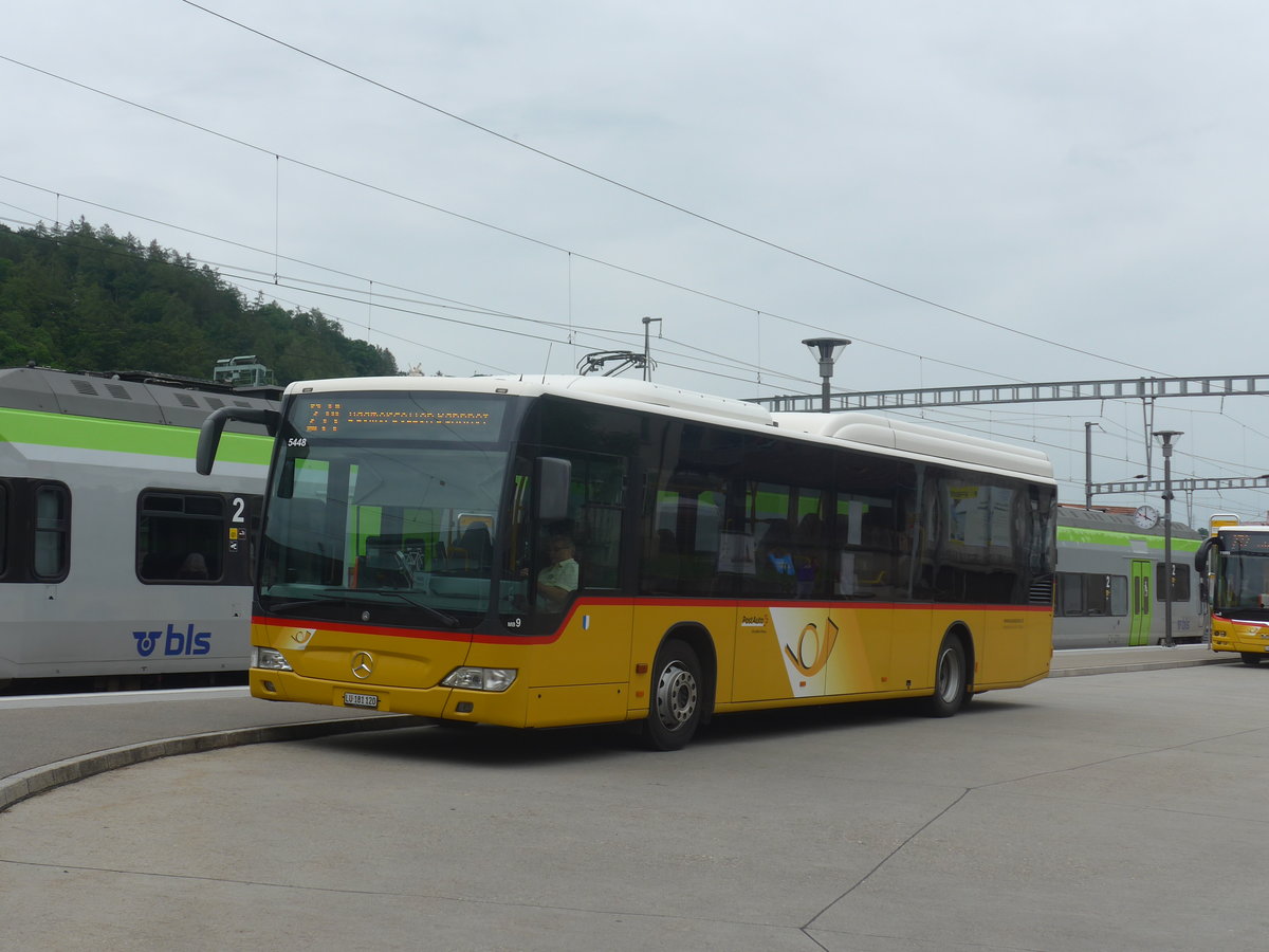 (218'009) - Amstein, Willisau - Nr. MB 9/LU 181'120 - Mercedes am 14. Juni 2020 beim Bahnhof Willisau