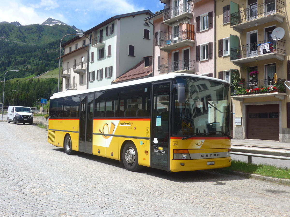 (218'103) - Marchetti, Airolo - Nr. 532/TI 149'551 - Setra (ex AutoPostale Ticino Nr. 532) am 21. Juni 2020 beim Bahnhof Airolo 