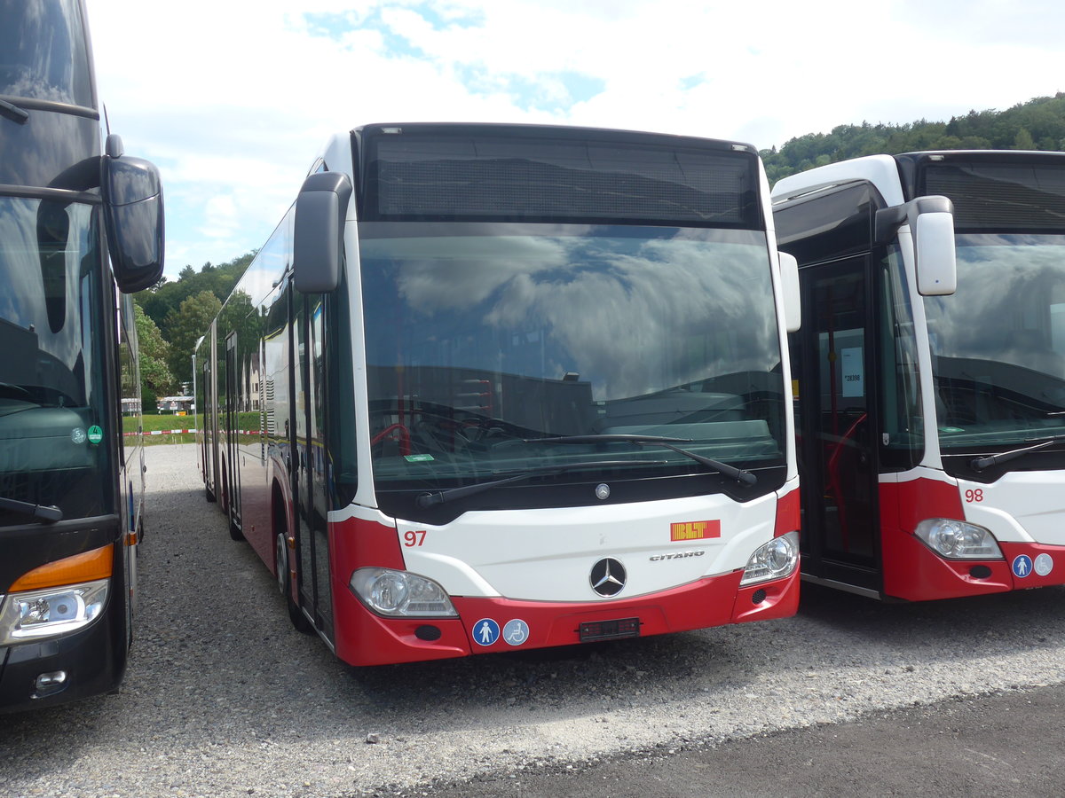 (218'245) - BLT Oberwil - Nr. 97 - Mercedes (ex Gschwindl, A-Wien Nr. 8409) am 28. Juni 2020 in Winterthur, EvoBus