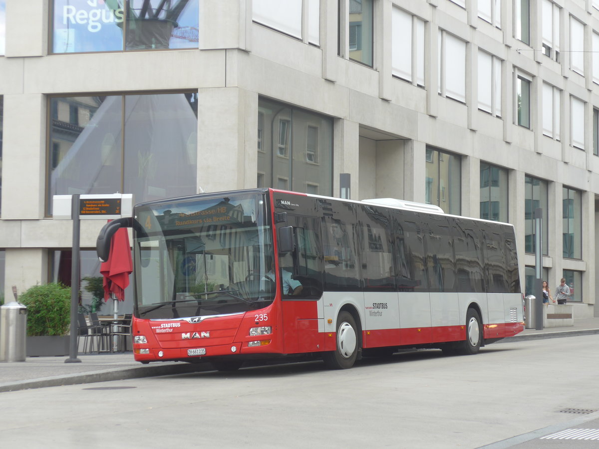 (218'268) - SW Winterthur - Nr. 235/ZH 661'235 - MAN am 28. Juni 2020 beim Hauptbahnhof Winterthur