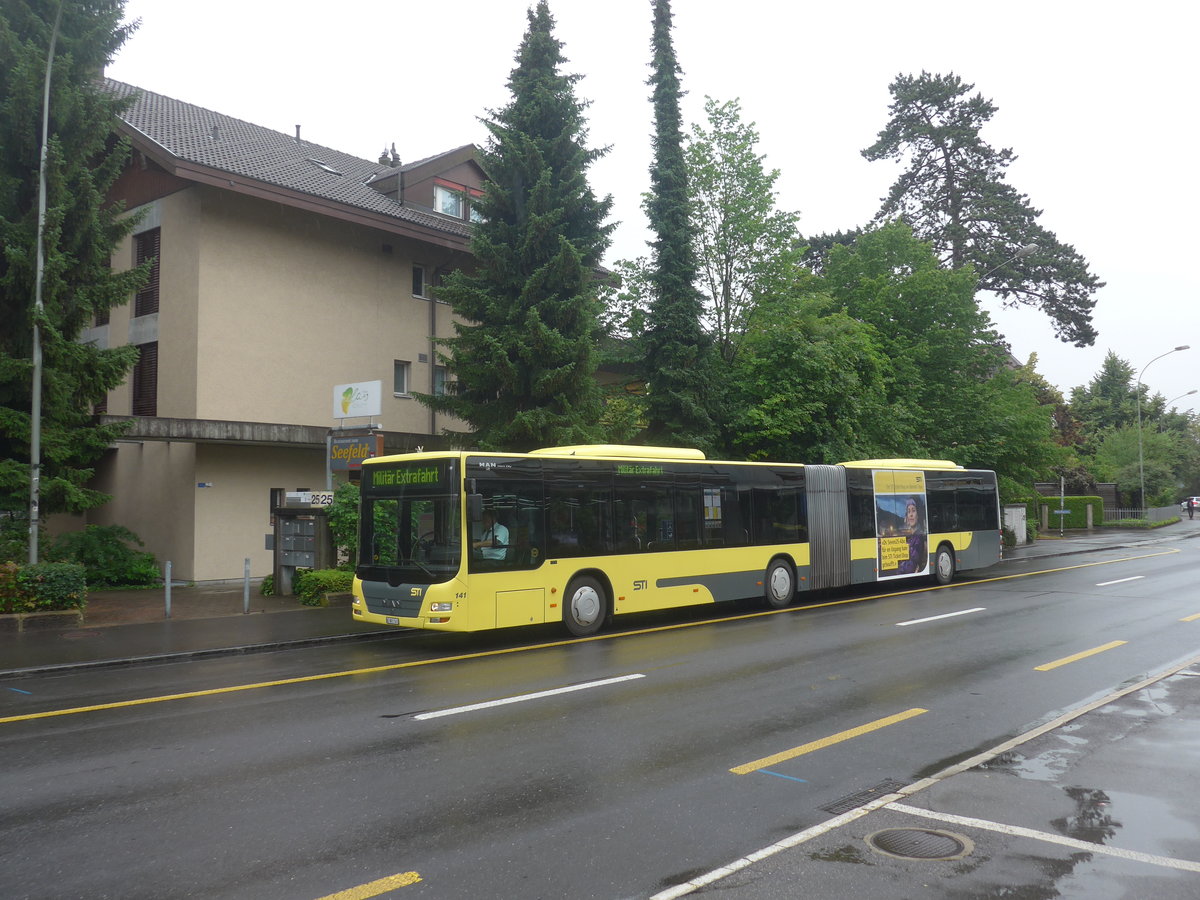 (218'283) - STI Thun - Nr. 141/BE 801'141 - MAN am 29. Juni 2020 in Thun, Frutigenstrasse