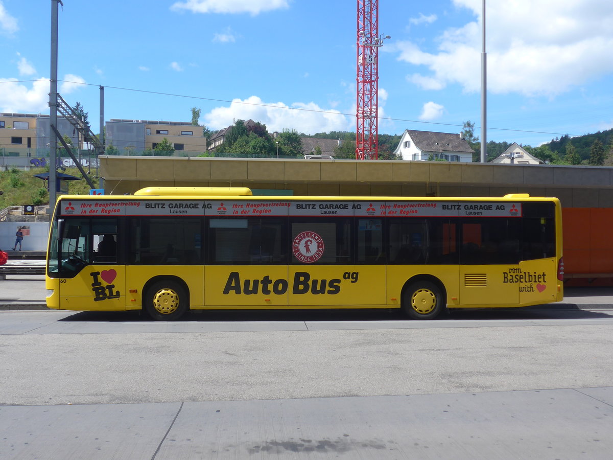 (218'356) - AAGL Liestal - Nr. 60/BL 28'904 - Mercedes am 4. Juli 2020 beim Bahnhof Liestal