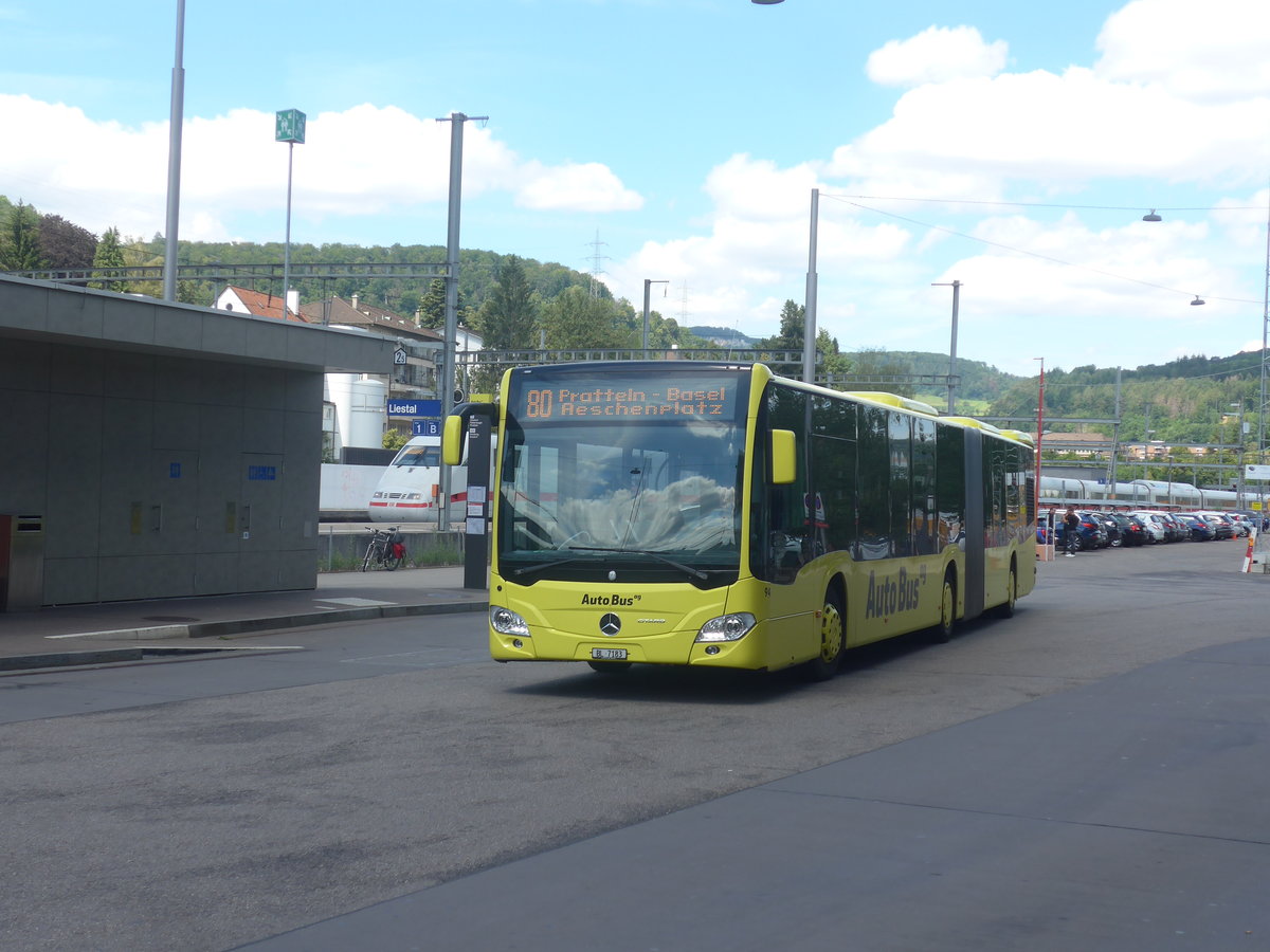 (218'358) - AAGL Liestal - Nr. 94/BL 7183 - Mercedes am 4. Juli 2020 beim Bahnhof Liestal