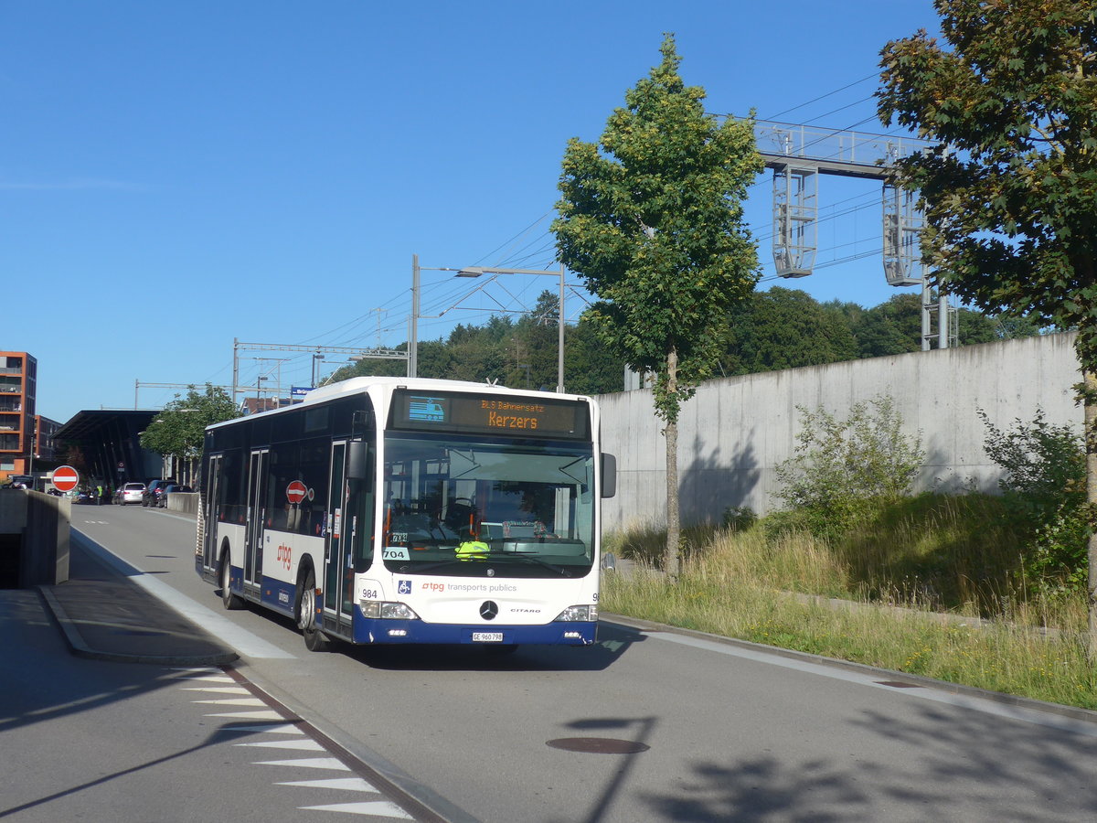 (218'432) - Genve-Tours, Genve - Nr. 984/GE 960'798 - Mercedes am 4. Juli 2020 beim Bahnhof Bern Brnnen Westside