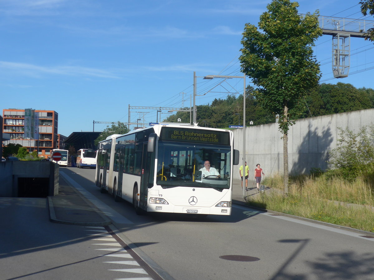 (218'436) - Welti-Furrer, Bassersdorf - nr. 73/ZH 712'673 - Mercedes (ex Nr. 97) am 4. Juli 2020 beim Bahnhof Bern Brnnen Westside