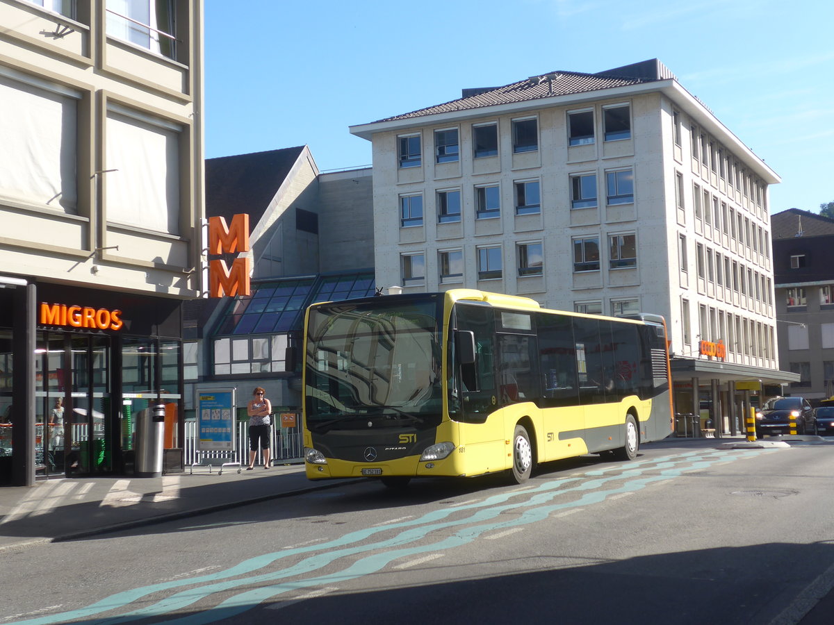 (218'500) - STI Thun - Nr. 181/BE 752'181 - Mercedes am 6. Juli 2020 in Thun, Marktgasse