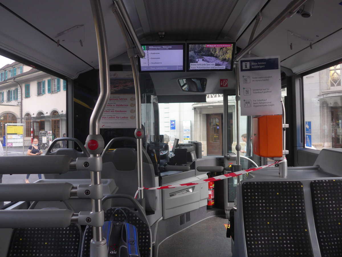 (218'605) - STI Thun - Nr. 180/BE 752'180 - Mercedes am 6. Juli 2020 beim Bahnhof Thun (Innenaufnahme)