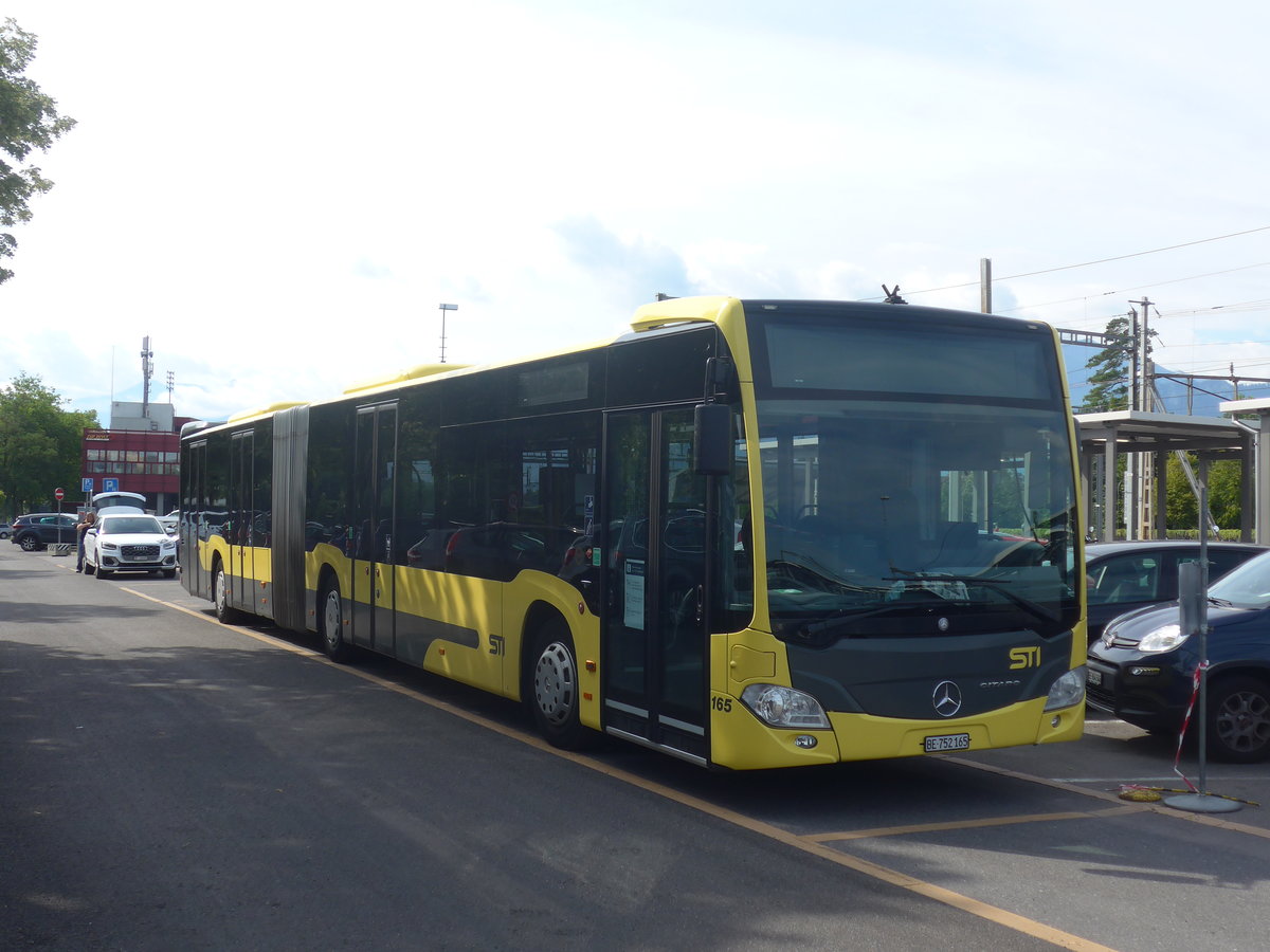 (218'718) - STI Thun - Nr. 165/BE 752'165 - Mercedes am 13. Juli 2020 in Thun, CarTerminal