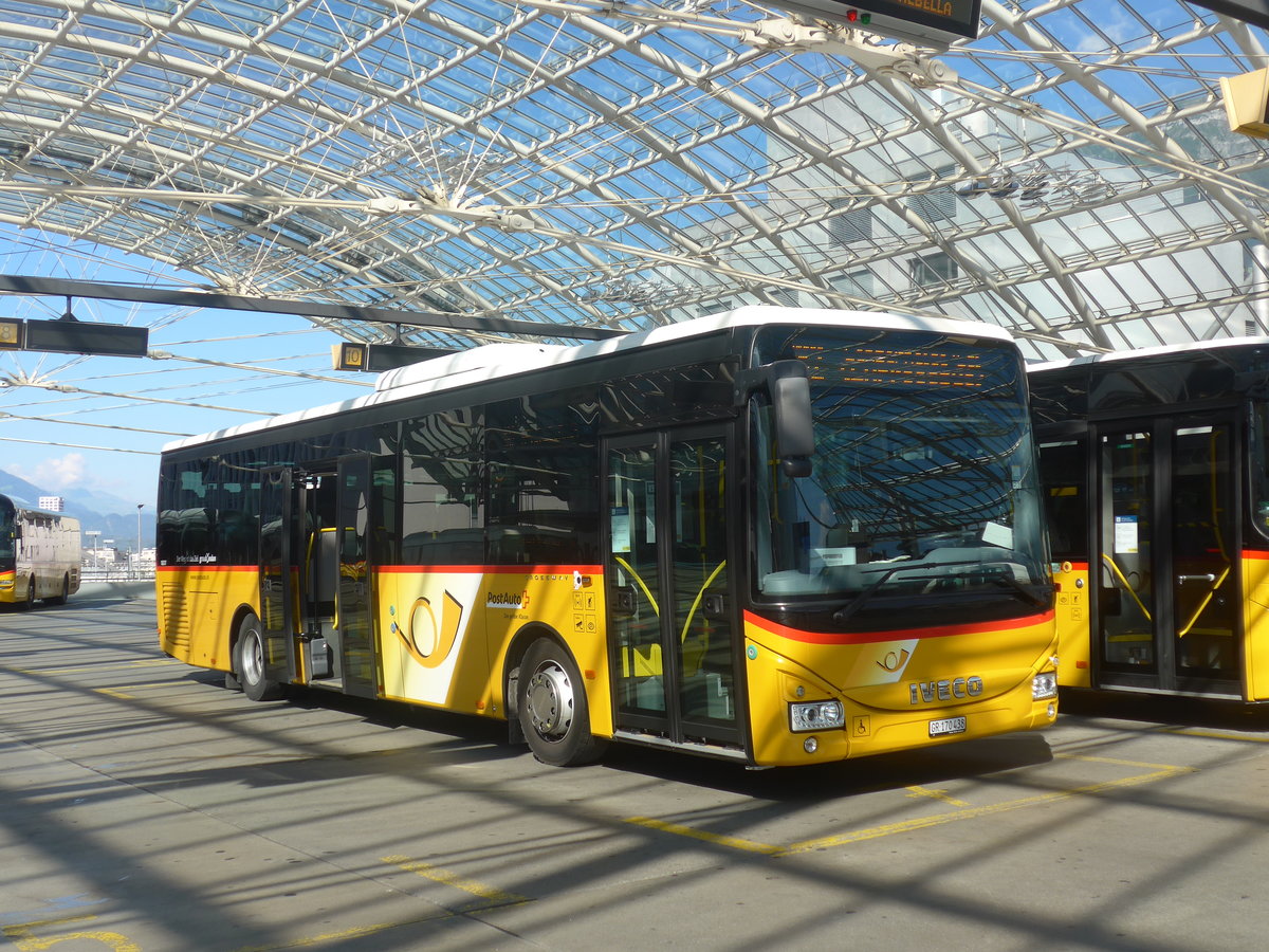 (218'876) - PostAuto Graubnden - GR 170'438 - Iveco (ex PostAuto Ostschweiz) am 20. Juli 2020 in Chur, Postautostation