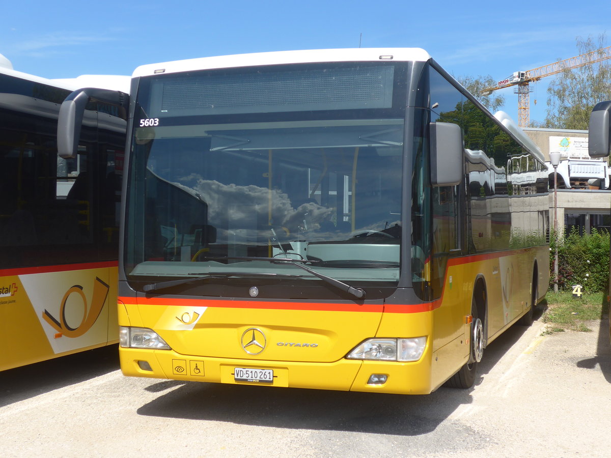 (219'044) - CarPostal Ouest - VD 510'261 - Mercedes am 25. Juli 2020 in Yverdon, Garage