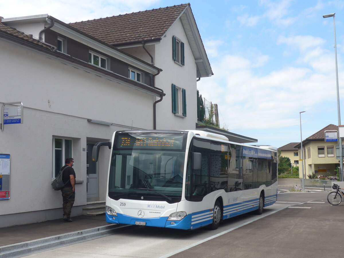 (219'104) - WilMobil, Wil . Nr. 259/SG 309'335 - Mercedes am 26. Juli 2020 beim Bahnhof Sirnach