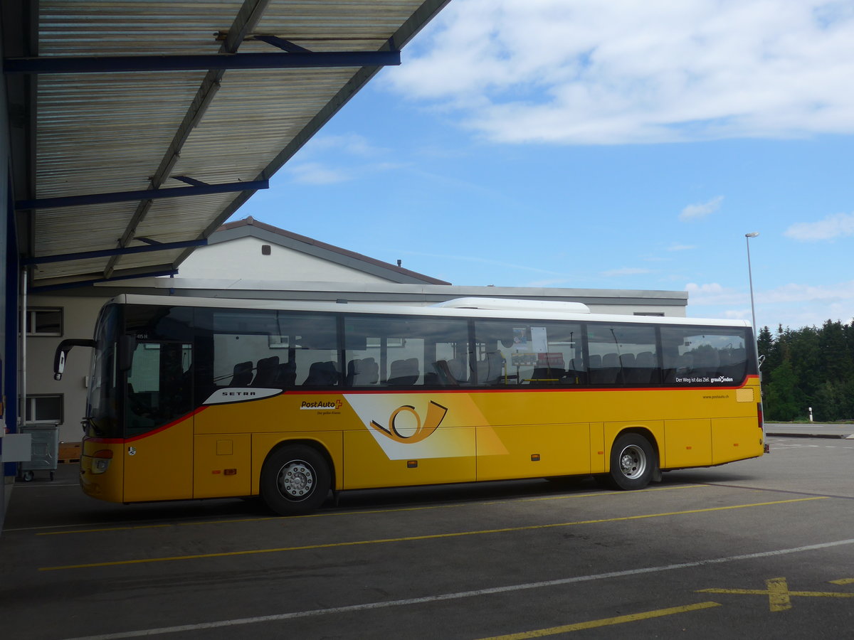 (219'107) - PostAuto Graubnden - GR 179'704 - Setra am 26. Juli 2020 in Sirnach, Die Post