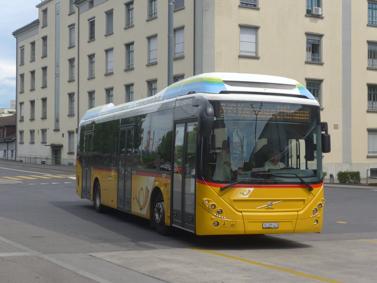 (219'130) - PostAuto Ostschweiz - TG 209'423 - Volvo am 26. Juli 2020 beim Bahnhof Frauenfeld