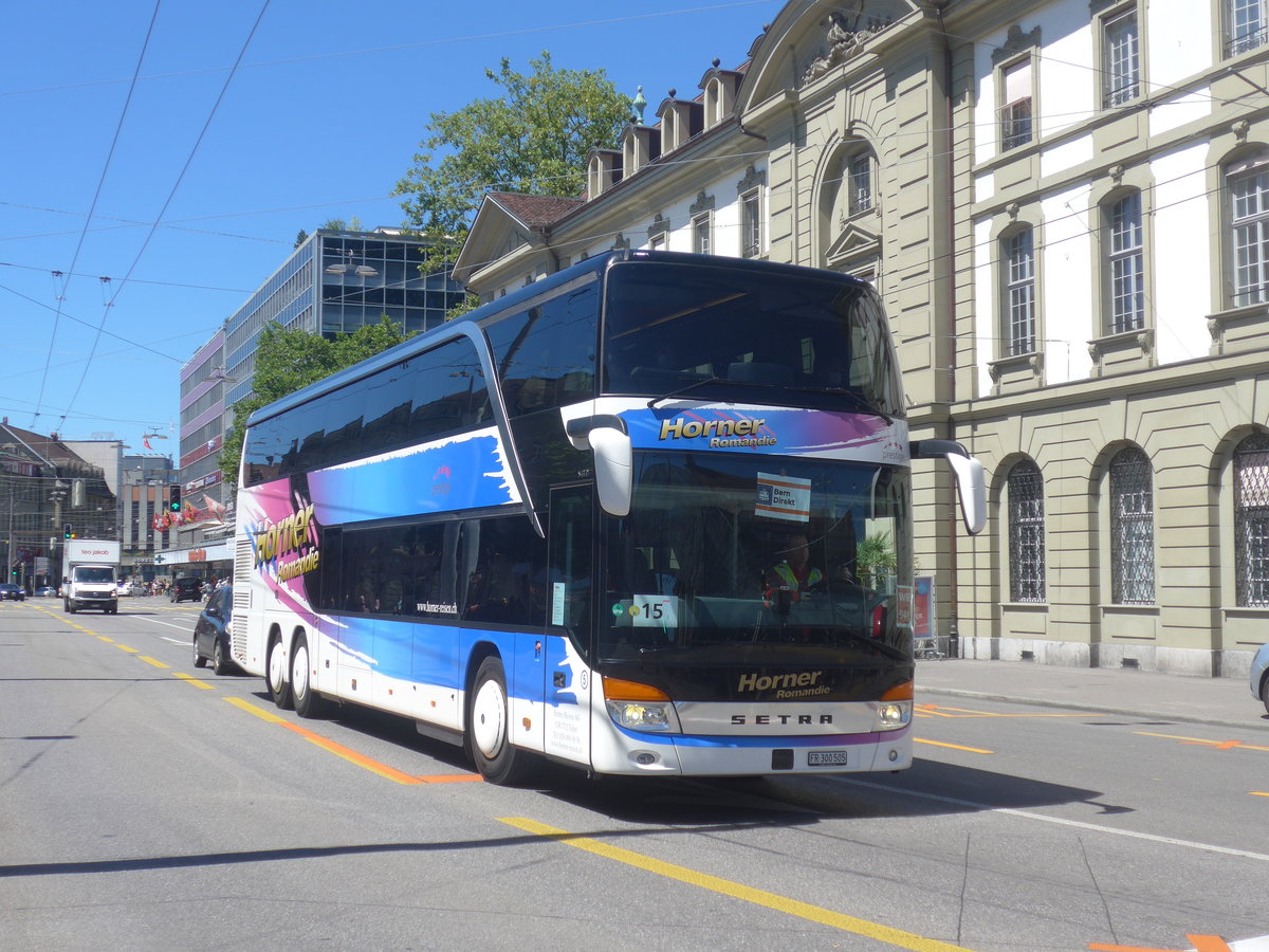 (219'214) - Horner, Tafers - Nr. 5/FR 300'505 - Setra am 27. Juli 2020 beim Bahnhof Bern