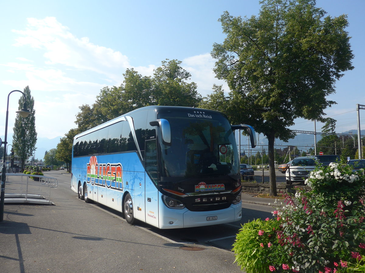 (219'259) - Bolliger, Unterschchen - UR 9076 - Setra am 1. August 2020 bei der Schifflndte Thun