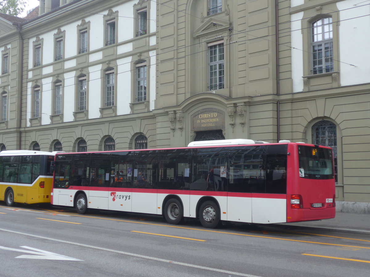 (219'406) - TRAVYS Yverdon - Nr. 141/BE 359'123 - MAN am 2. August 2020 beim Bahnhof Bern