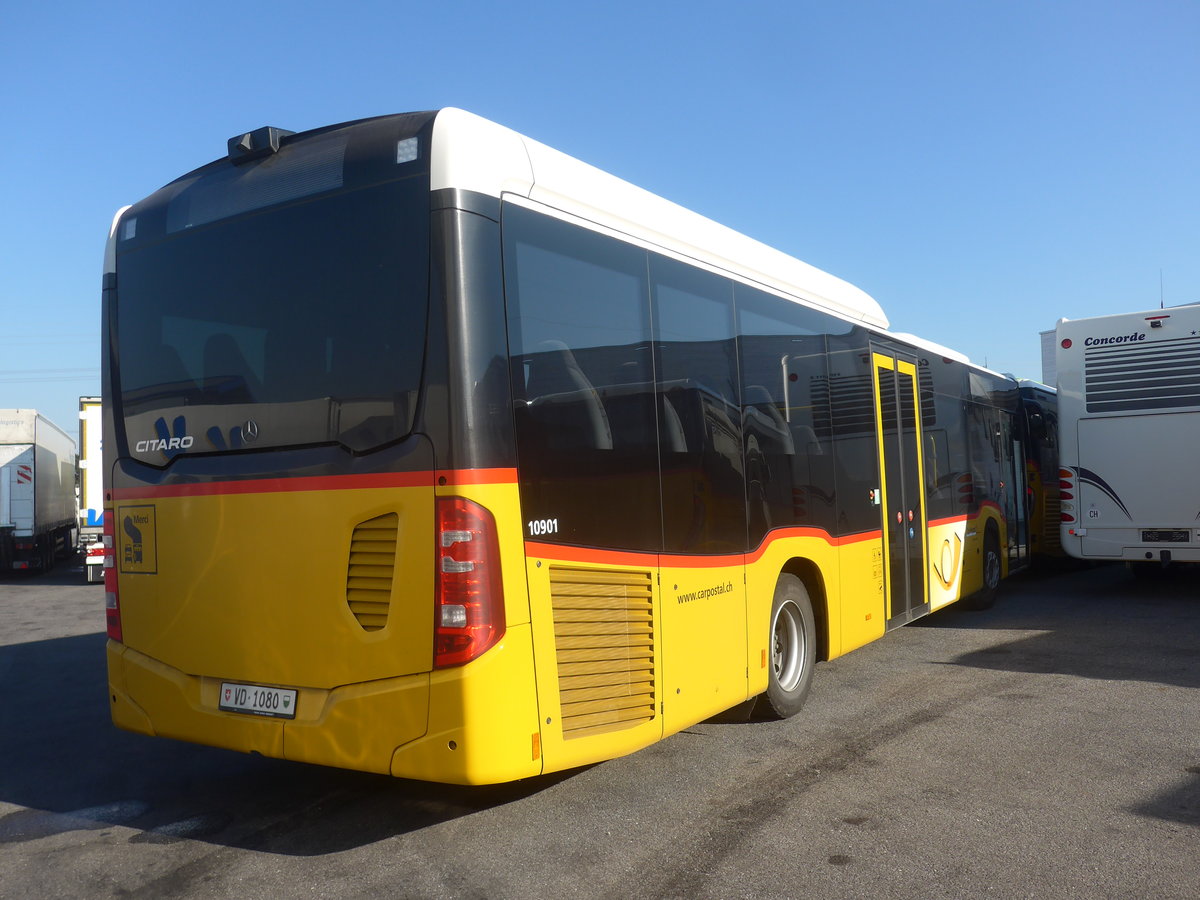 (219'541) - CarPostal Ouest - VD 1080 - Mercedes (ex TPB, Sdeilles) am 9. August 2020 in Kerzers, Interbus