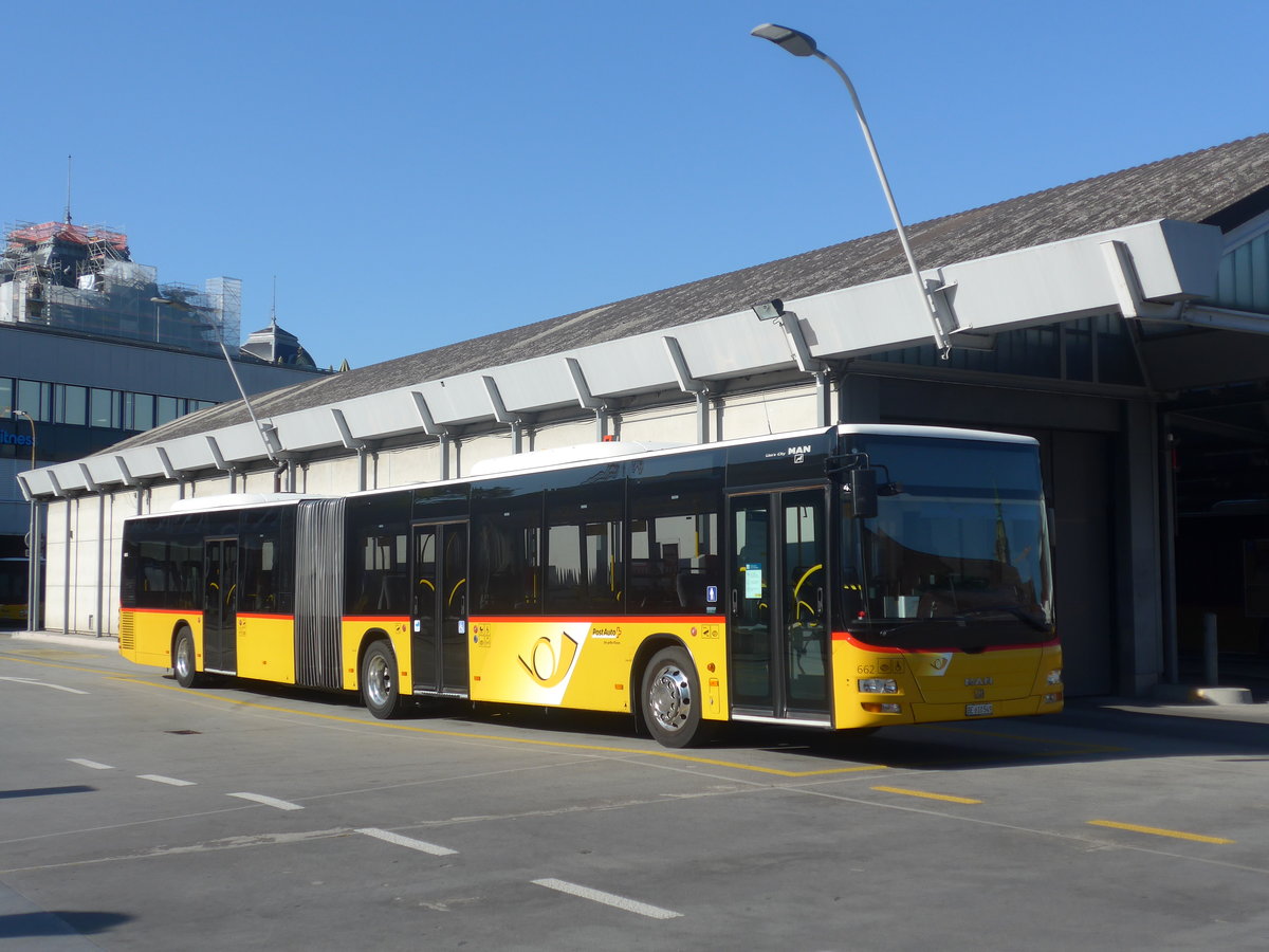 (219'643) - PostAuto Bern - Nr. 662/BE 610'549 - MAN am 9. August 2020 in Bern, Postautostation