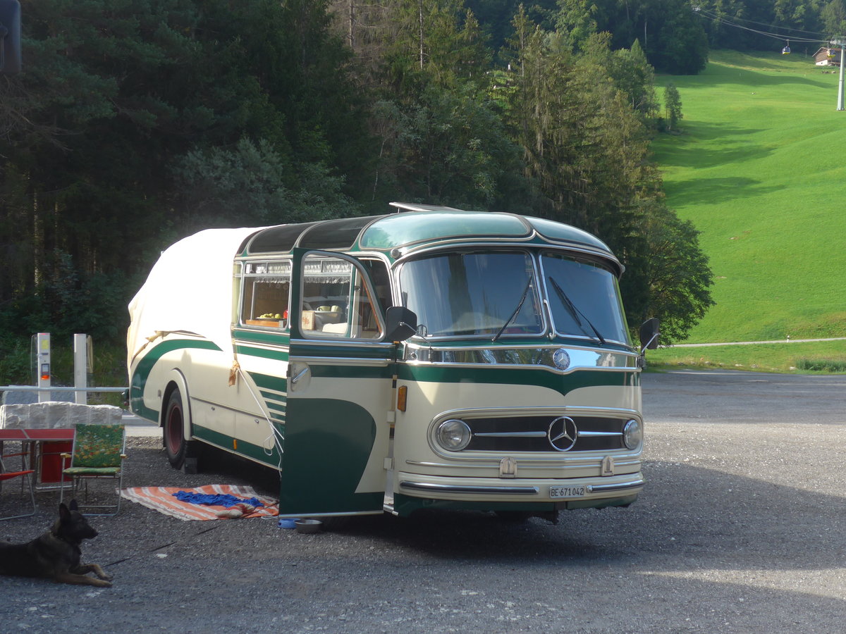 (219'674) - Tschannen, Bern - BE 671'042 - Mercedes am 16. August 2020 in Grsch, Bergbahnen